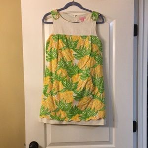 Lilly Pulitzer Pineapple Shift size 6